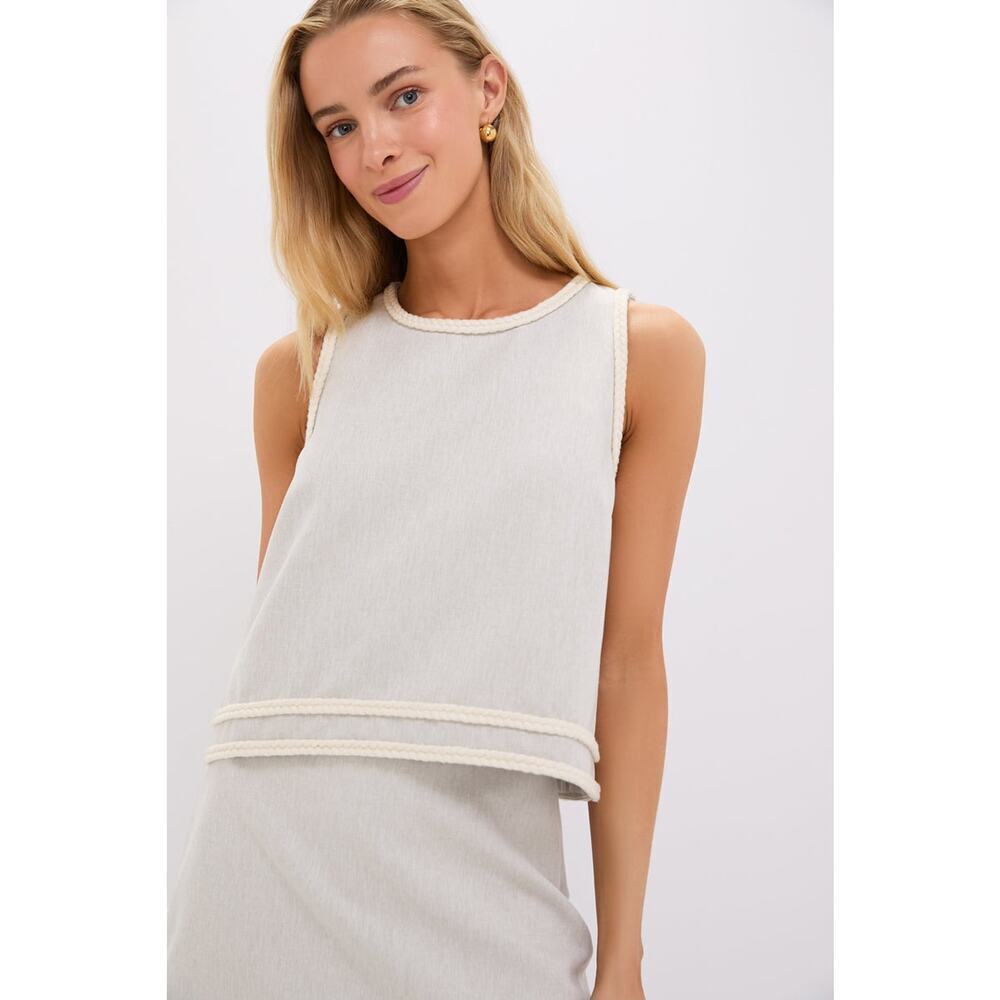 TUCKERNUCK Flax Brushed Canvas Keating Top Size L NWT Retail $148 Tuckernuck